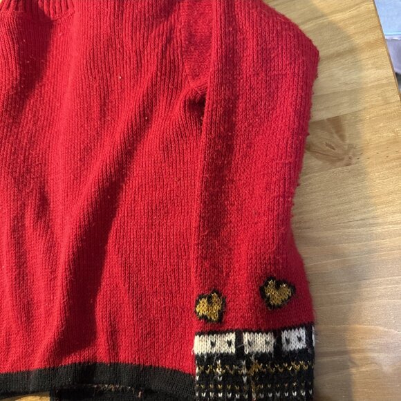 READ!  VTG Rods 3D Horse Girls Sweater Kids Medium 10/12 Craft Project Repurpose - Picture 14 of 14